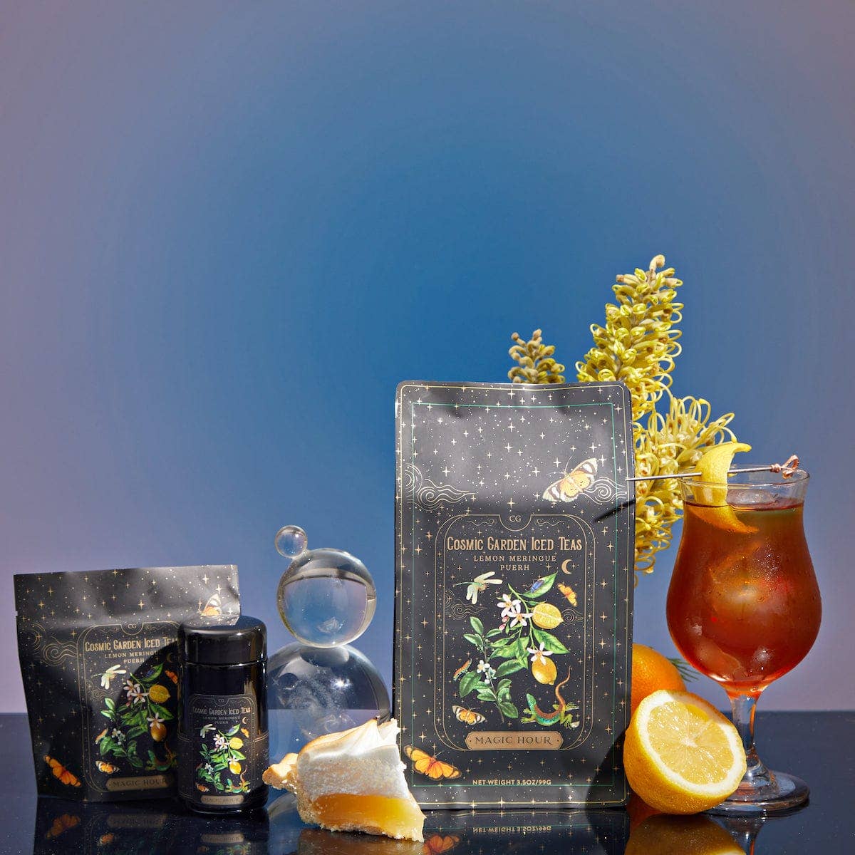 Lemon Meringue Puerh Black Iced Tea