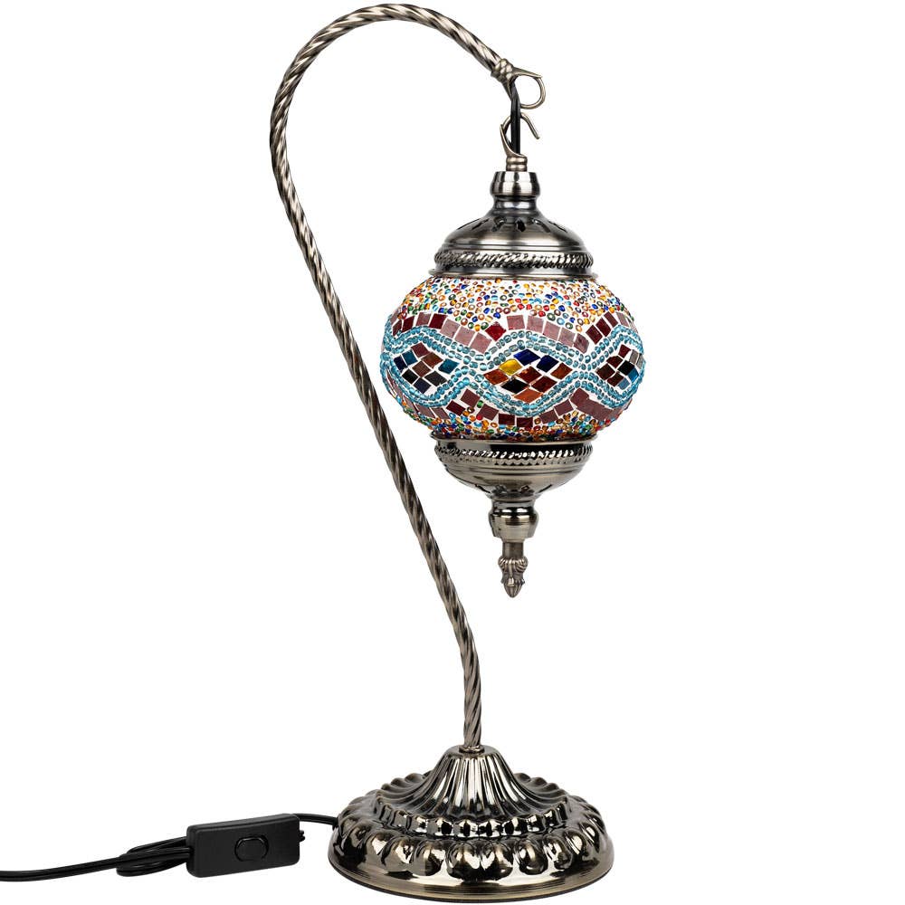 MOSAIC ASSORTED COLORS LAMP