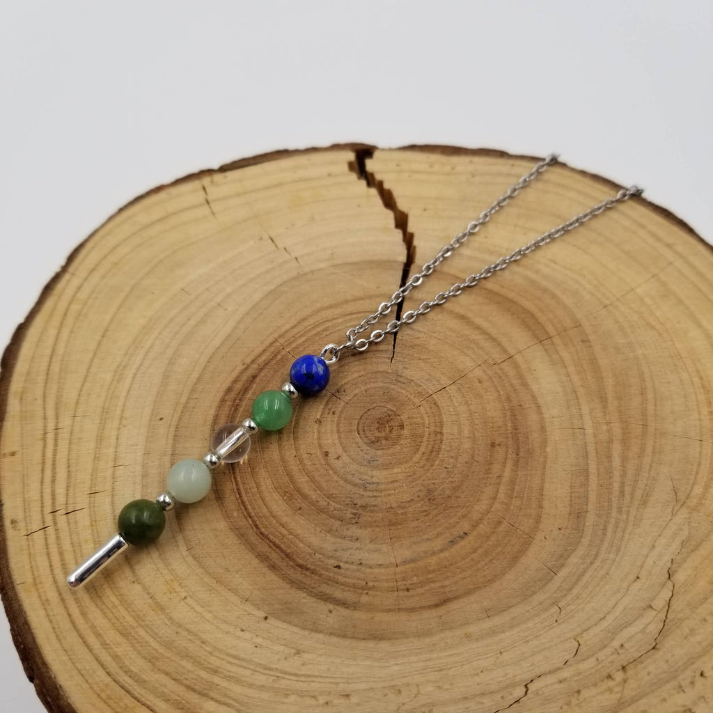 Handmade Natural Stone Chakra Constellation Necklace