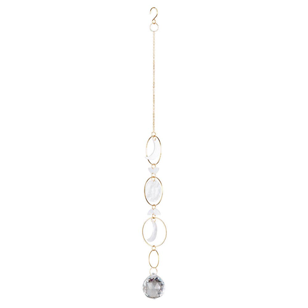 SUN & MOON RESIN CRYSTAL SUNCATCHER