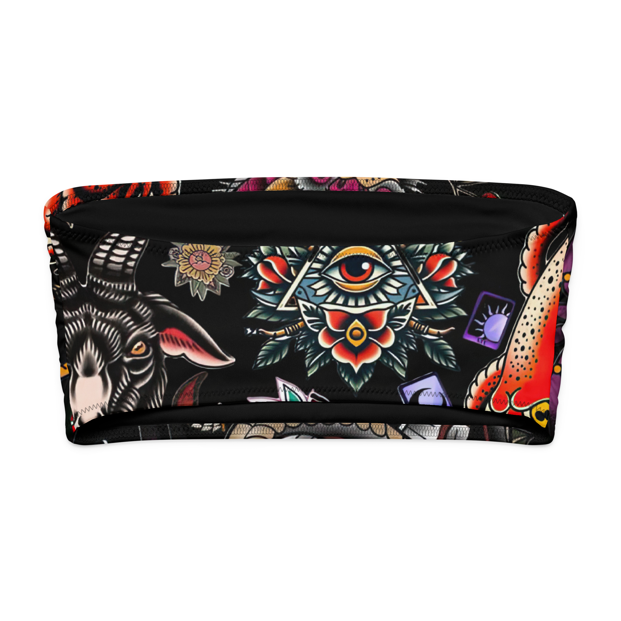 Goth Cloth Co. - Phantom Flash Bandeau Bikini Top
