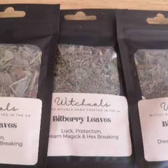 Witchuals - Rituals & Spellwork Apothecary - Bilberry Leaves