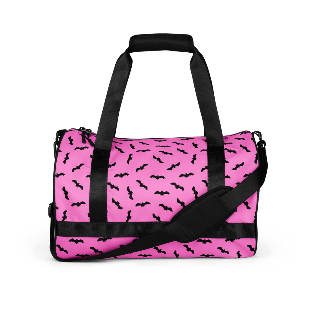 Pink Bats Gym Bag