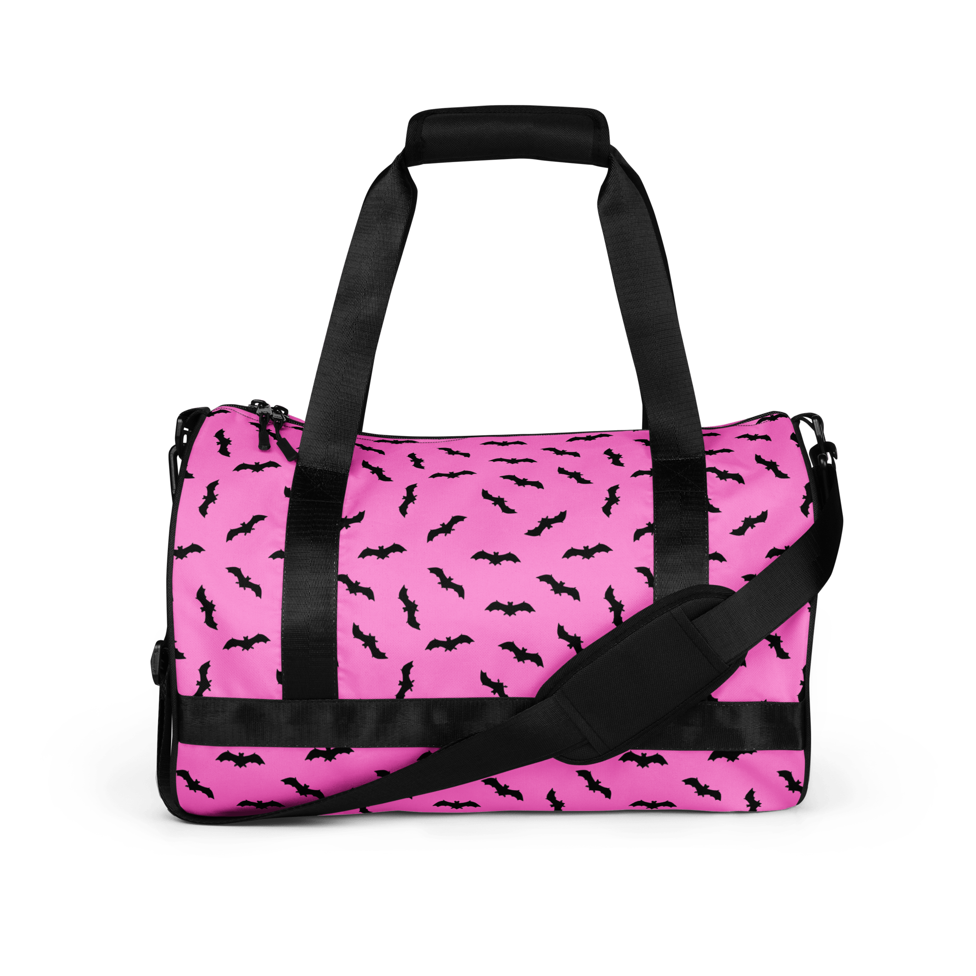 Pink Bats Gym Bag