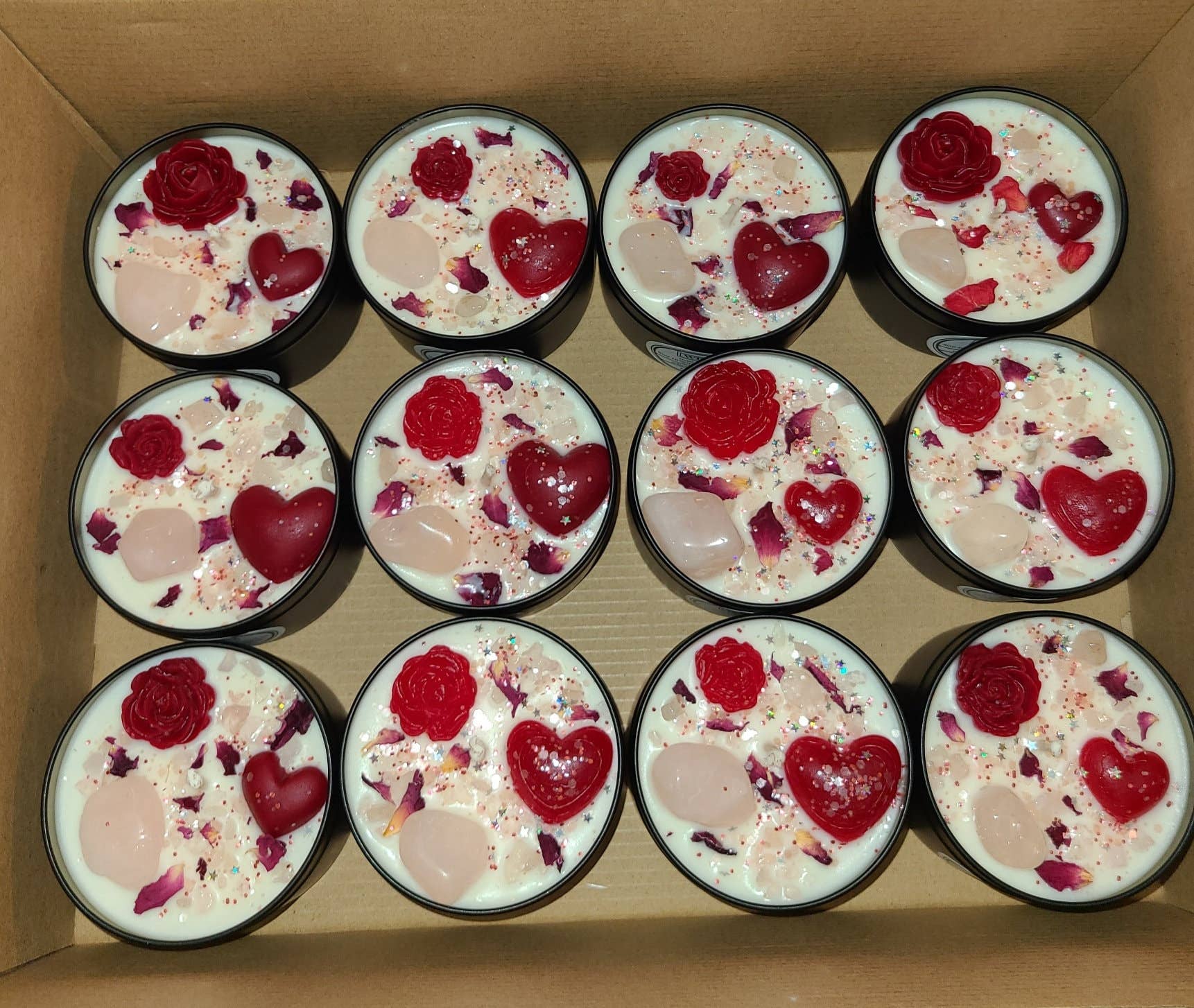 Love and Light Soy Intention Candle, for Self Love