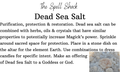 Witchuals - Rituals & Spellwork Apothecary - Dead Sea Salt