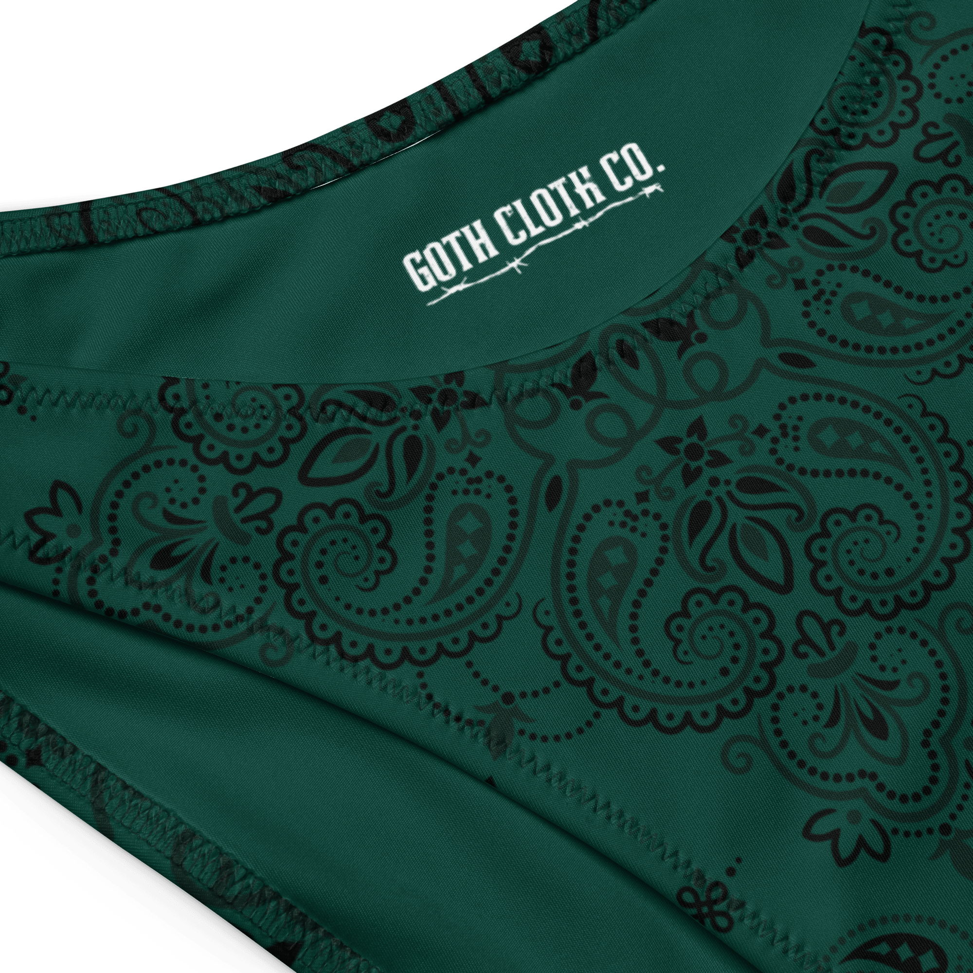 Poison Paisley V-Cut Bikini Bottom