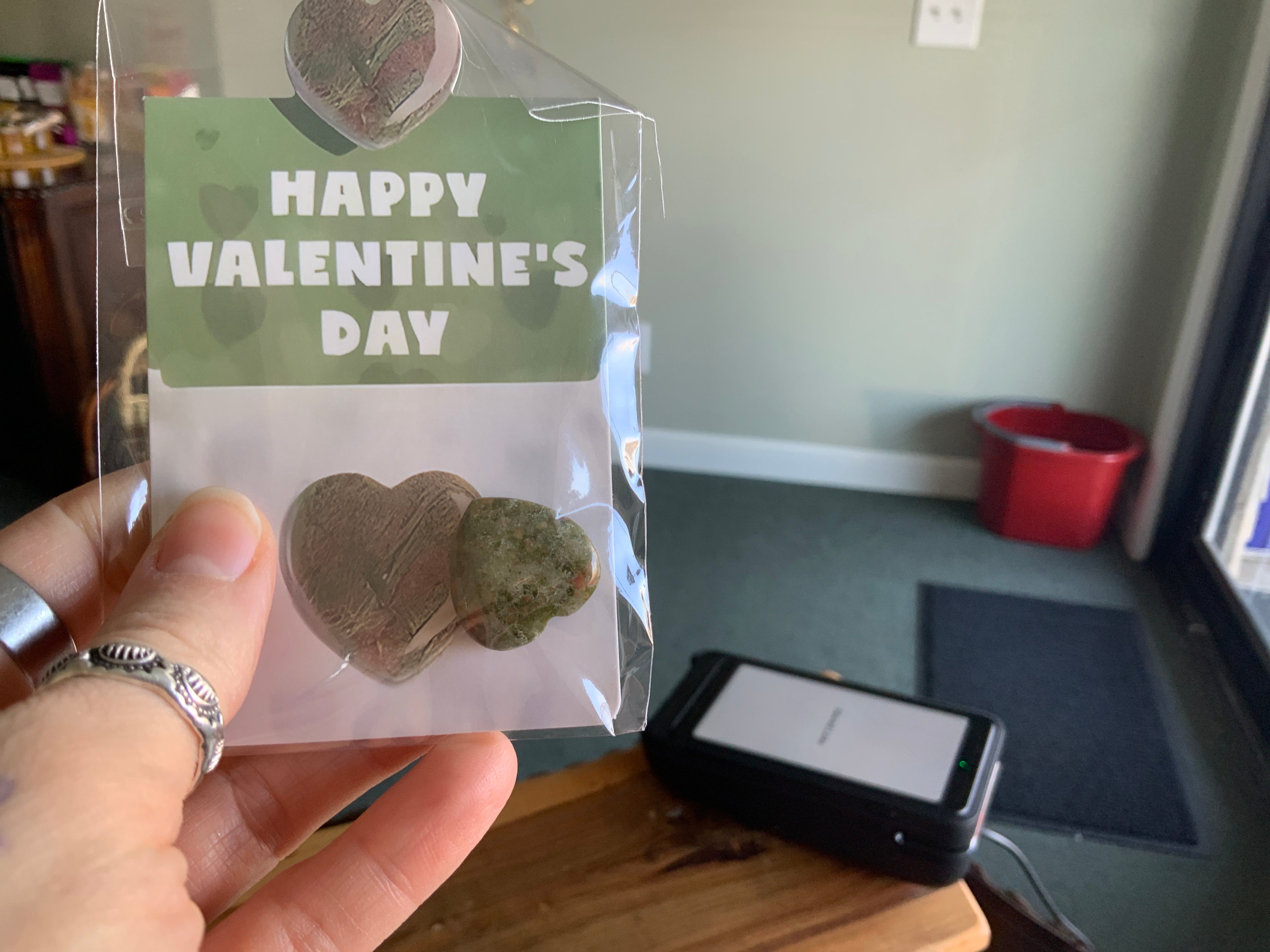Valentine heart crystal