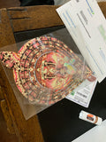 Tear drop wind spinner