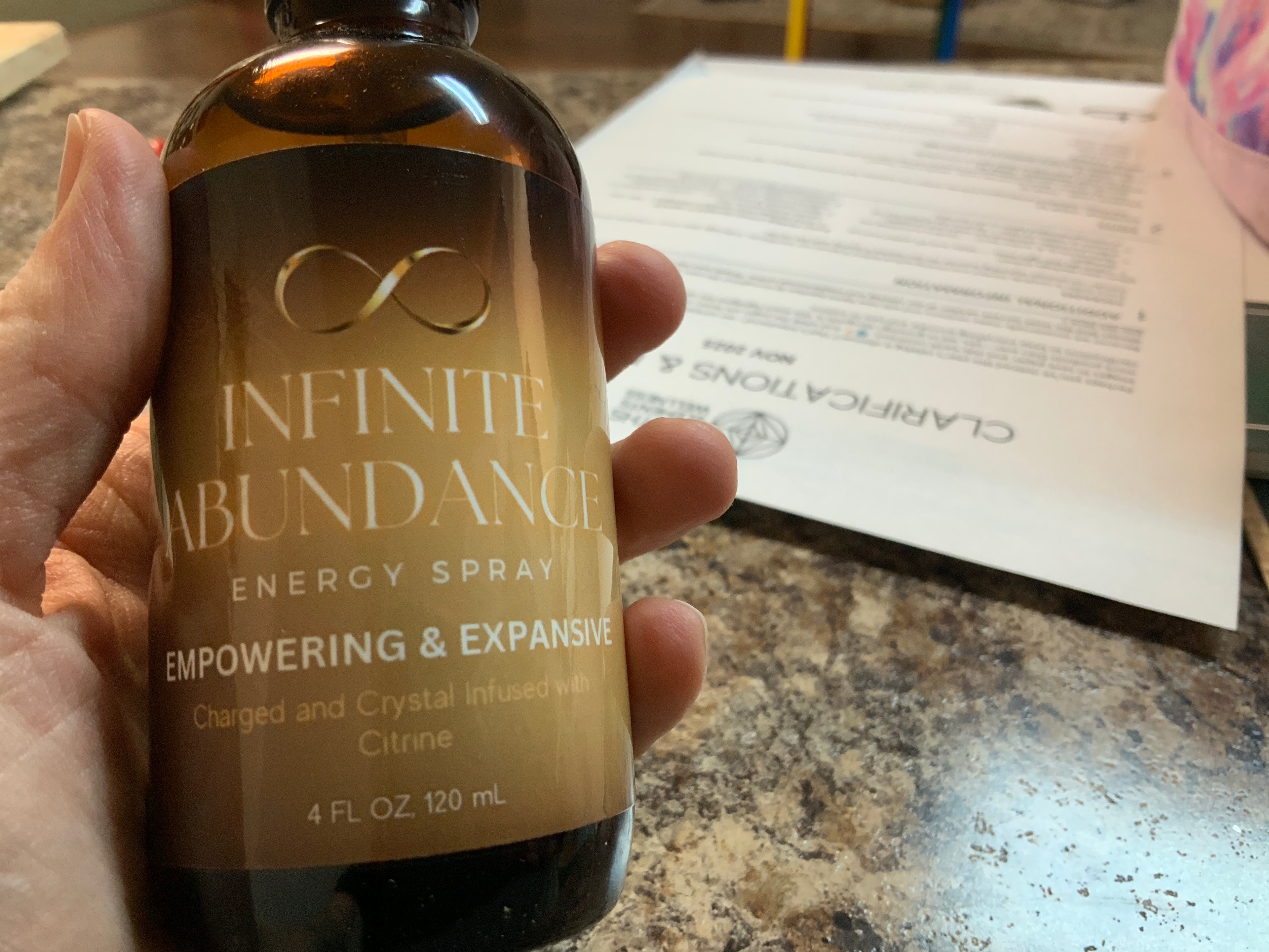 Infinite abundance spray