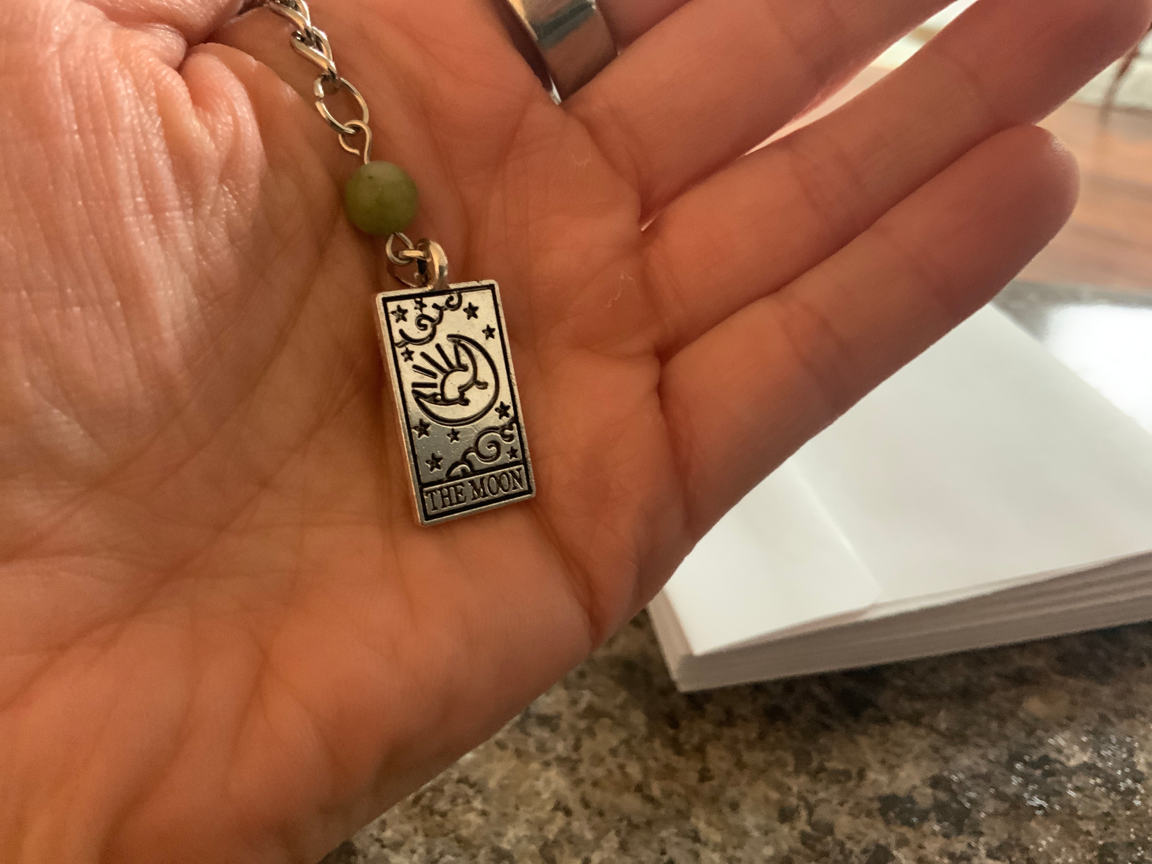 Mini moon keychain