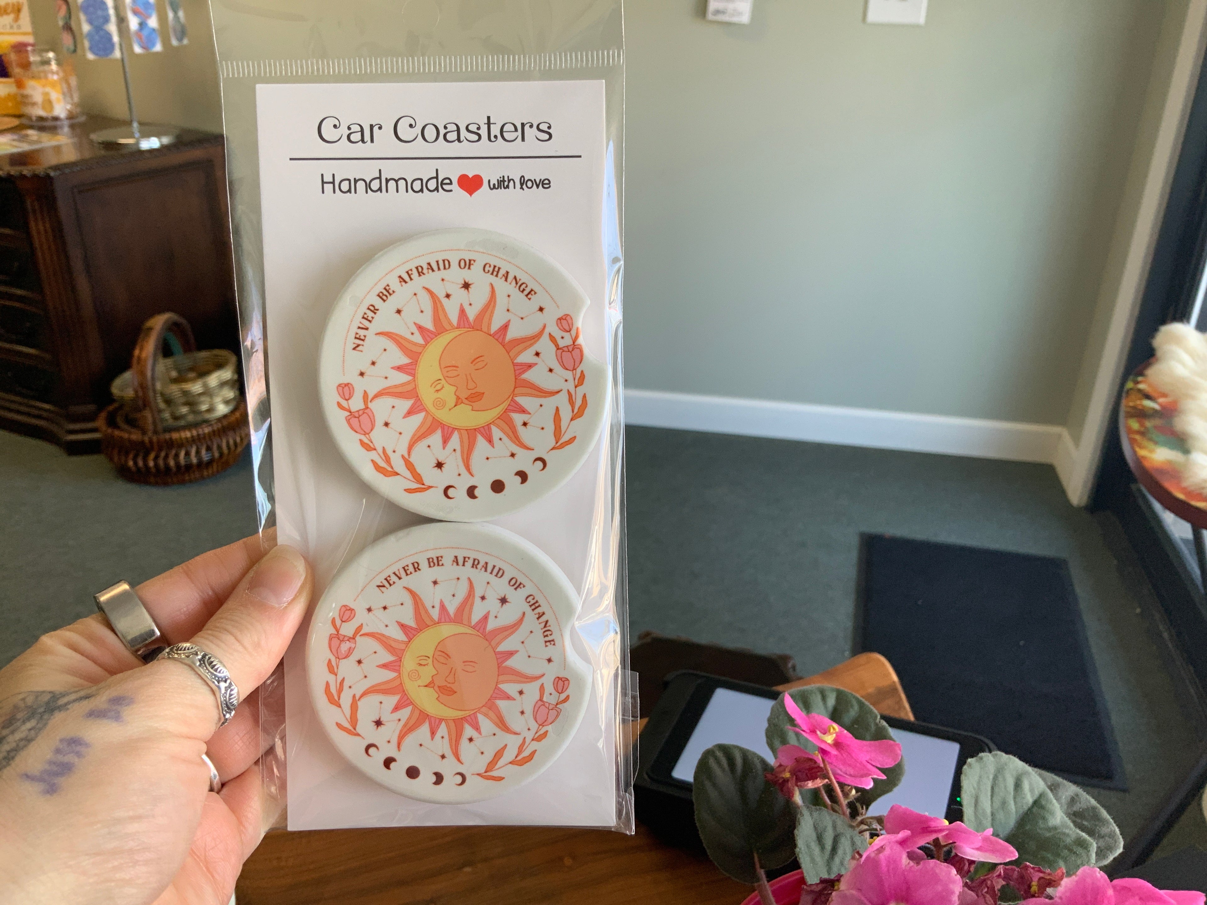 Ceramic Car Coasters