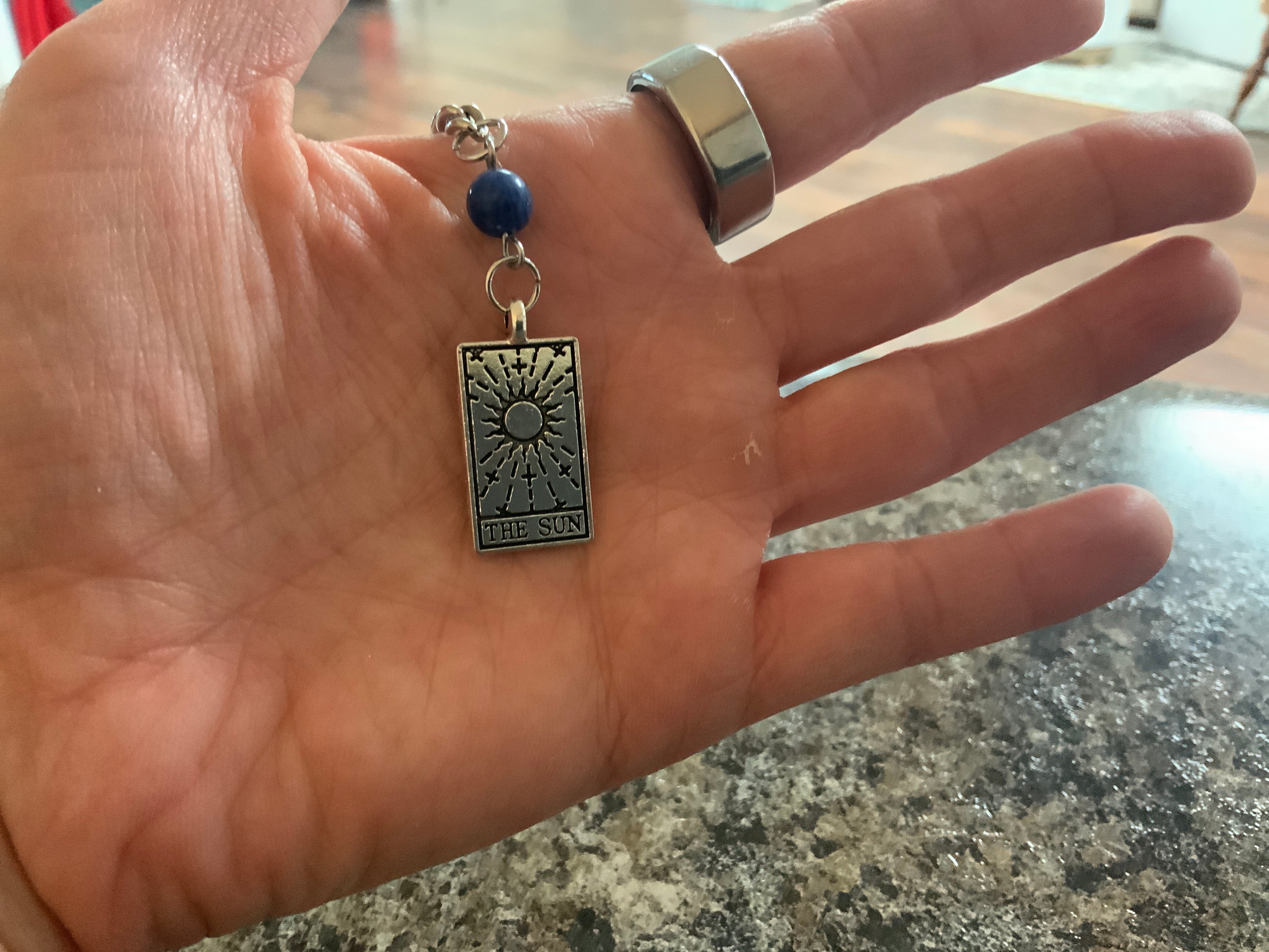 Mini sun keychain