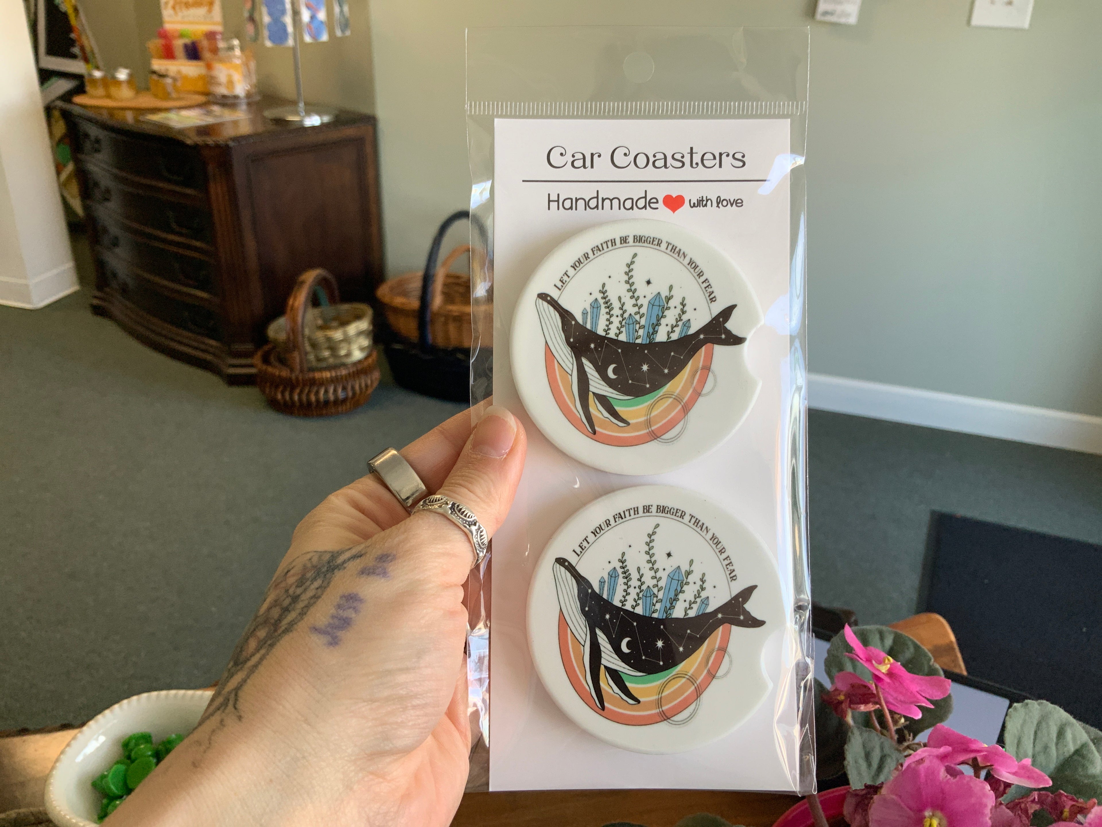 Ceramic Car Coasters