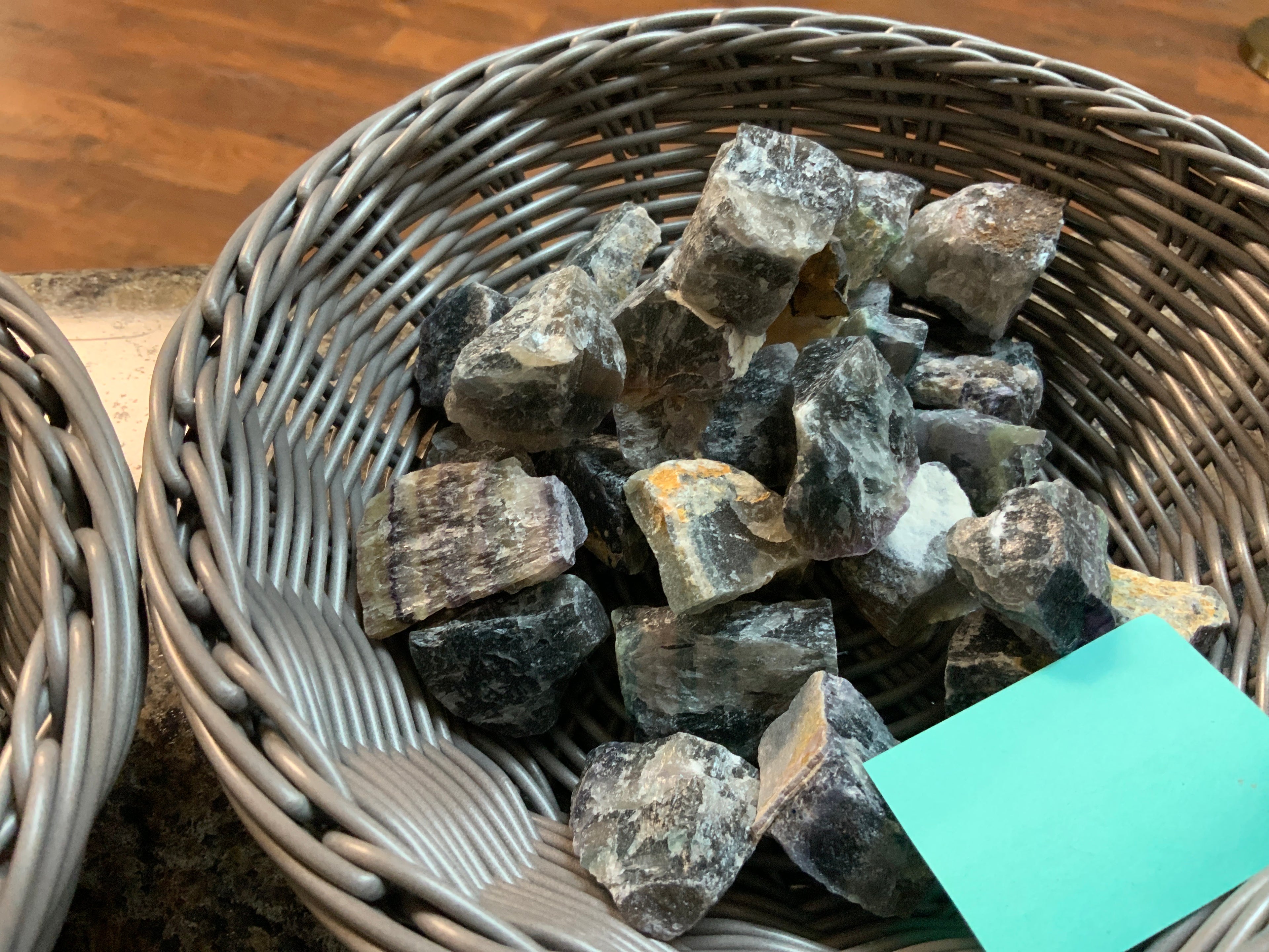 Crystal fluorite chunk 2O