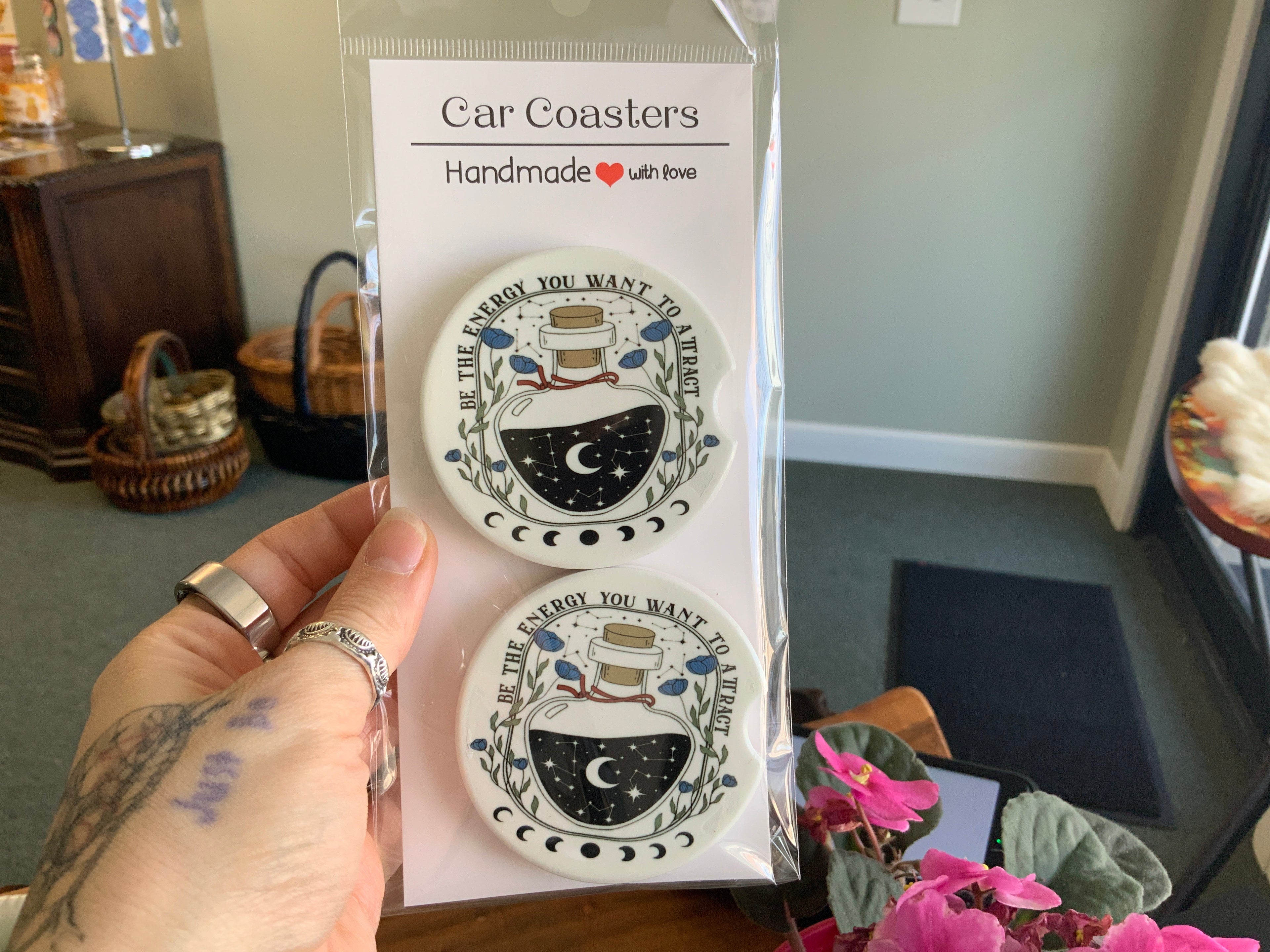 Ceramic Car Coasters