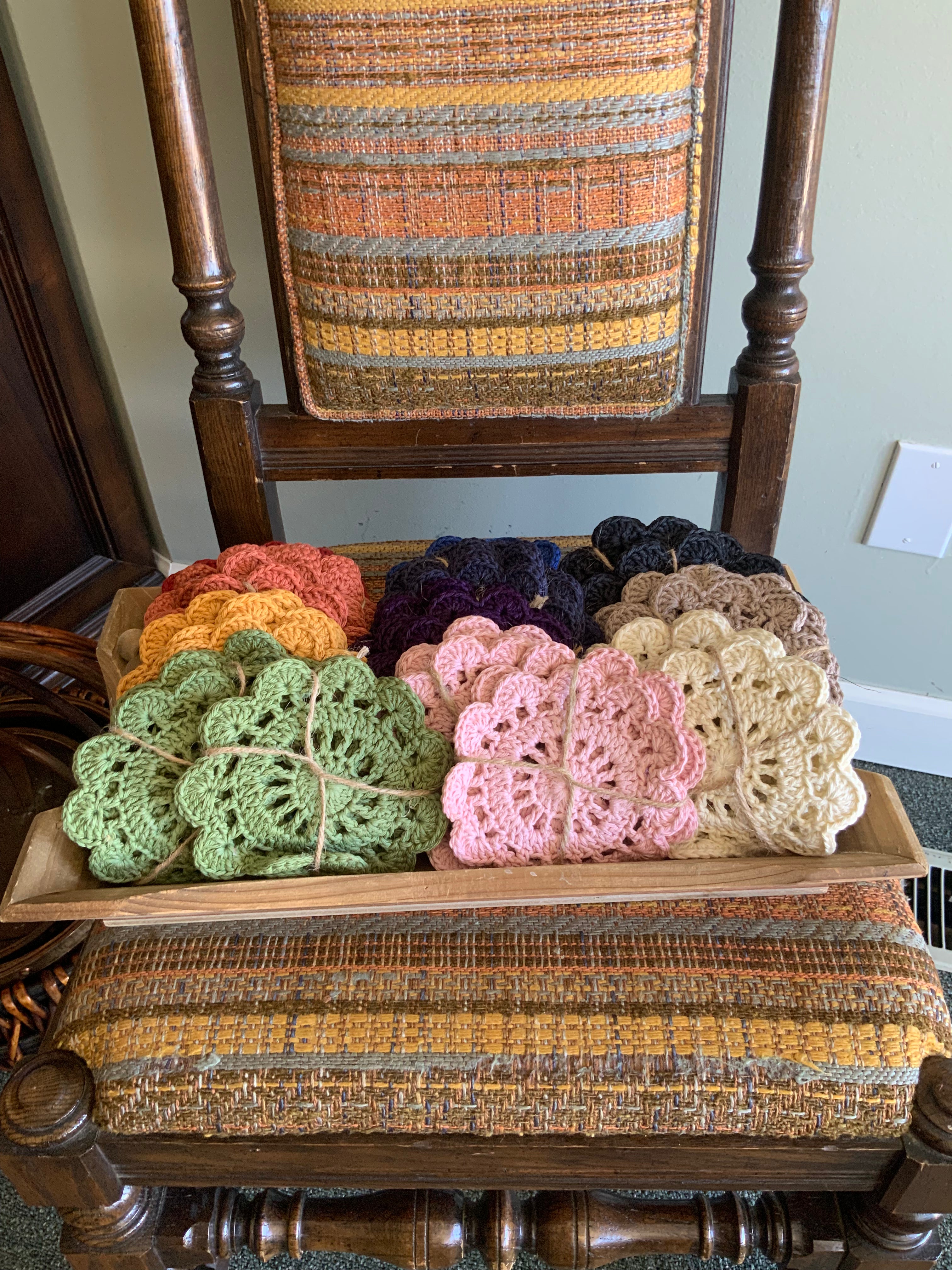 Doily Coasters