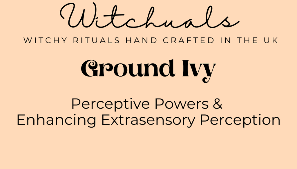 Witchuals - Rituals & Spellwork Apothecary - Ground Ivy
