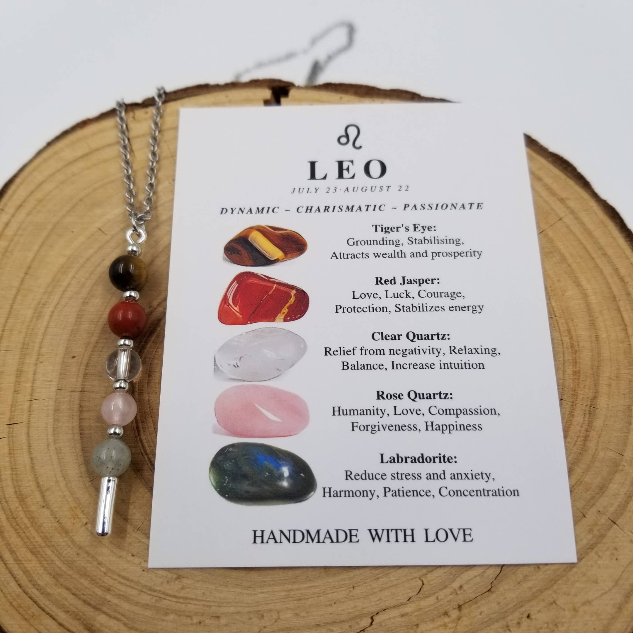 Handmade Natural Stone Chakra Constellation Necklace