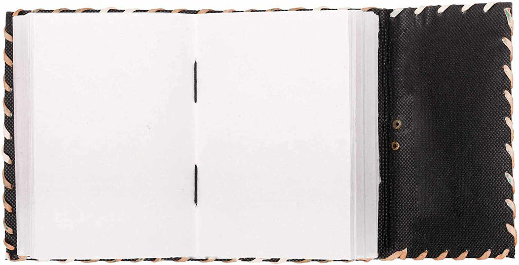 Leather Journal for Men and Women Leather Diary to Write Poems,Sketchbook, Record Keeping Notebook Personal Memoir with Lock and Key - Unlined 7 Inches