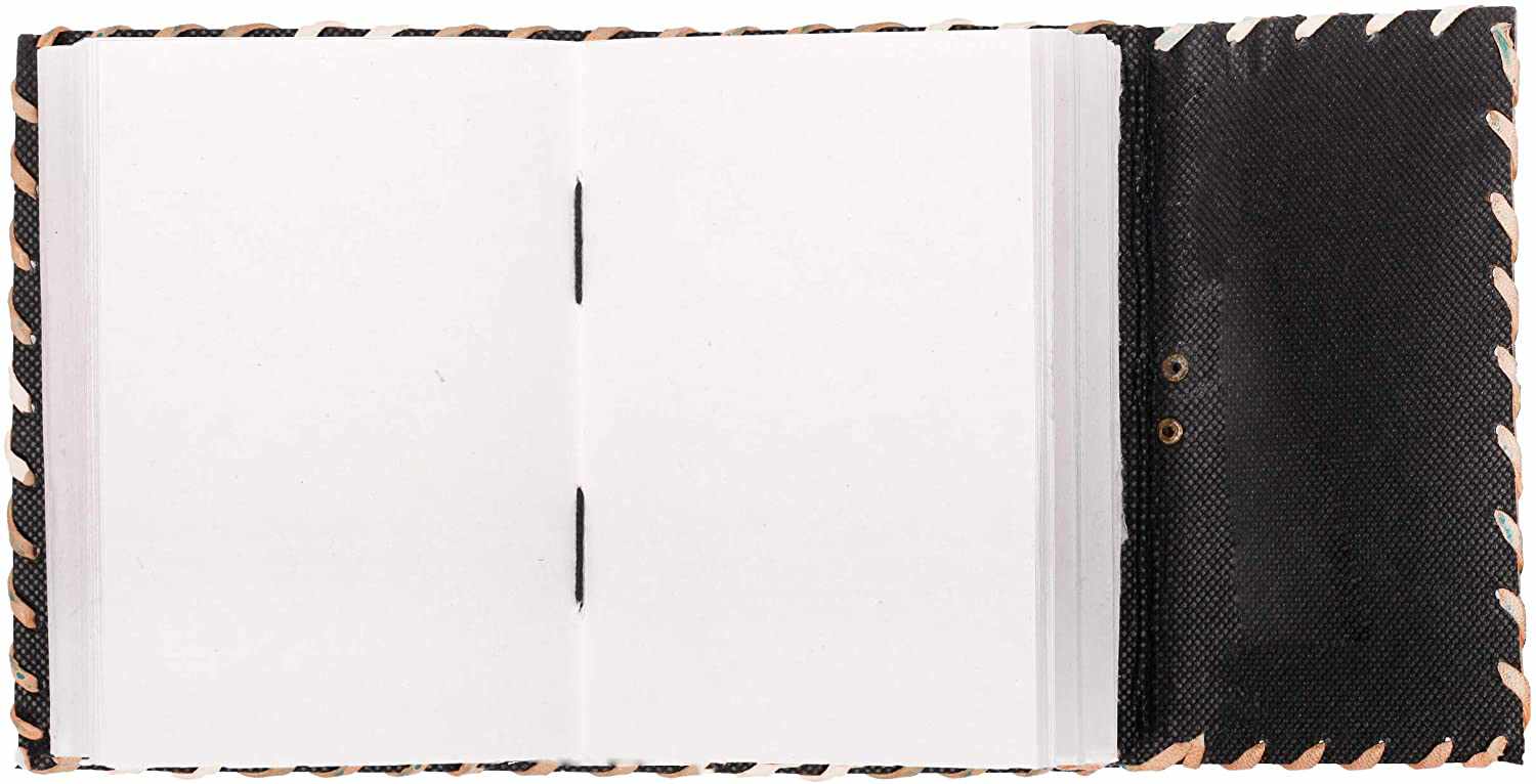 Leather Journal for Men and Women Leather Diary to Write Poems,Sketchbook, Record Keeping Notebook Personal Memoir with Lock and Key - Unlined 7 Inches