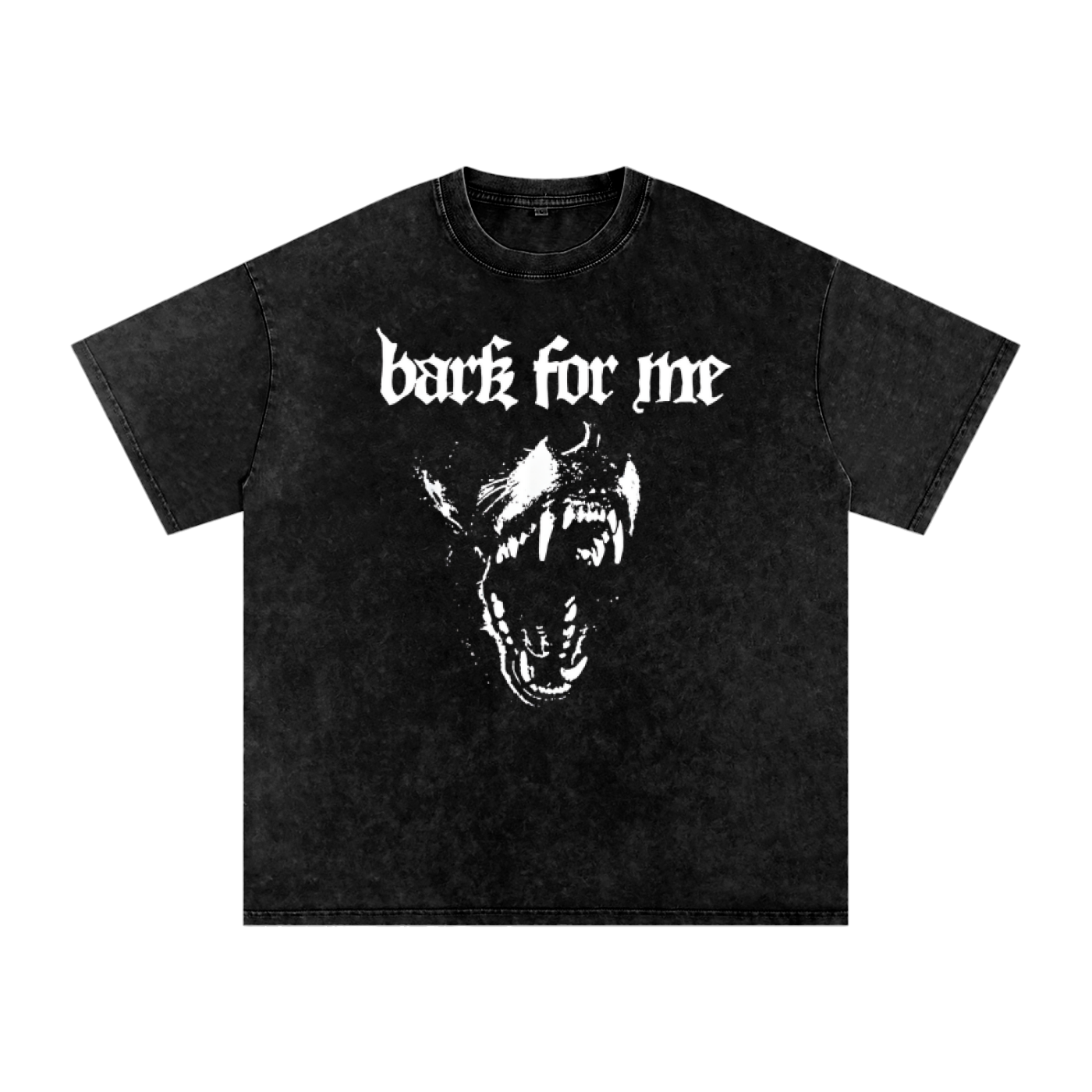 Bark for Me Acid Wash Oversized T-Shirt