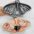 Crystal Moth Jewelry Holder Tray - Moon Phase Design