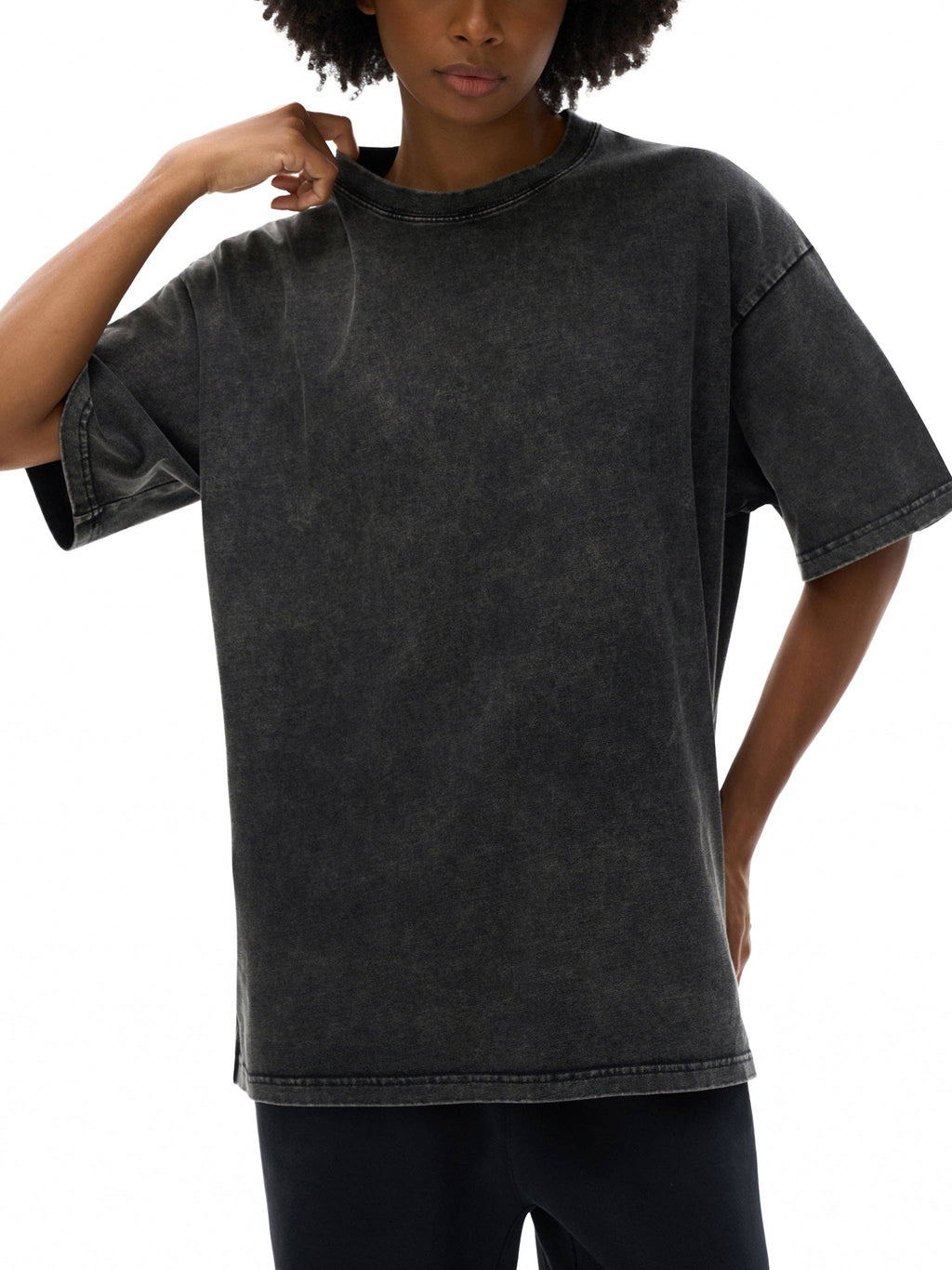 Bark for Me Acid Wash Oversized T-Shirt