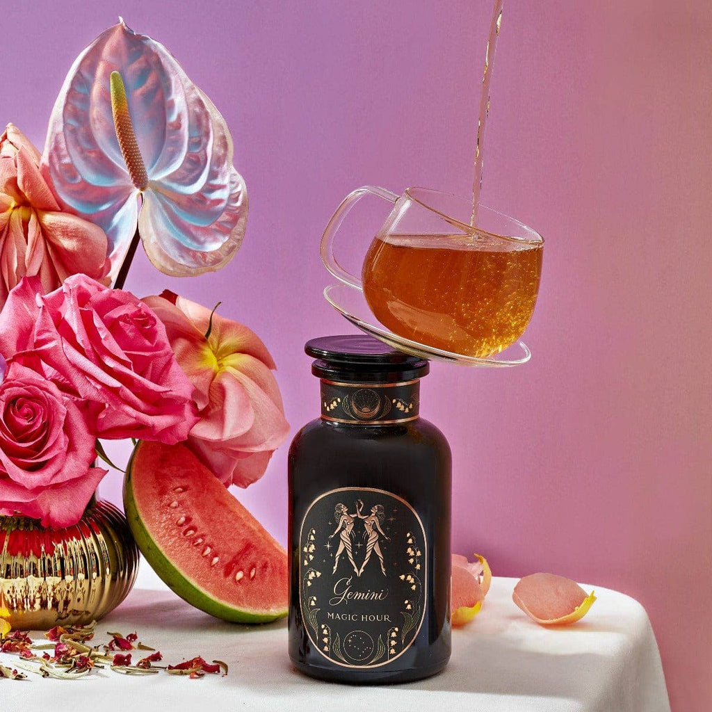 Gemini: Watermelon-Rose-Mulberry Pomegranate Tea for Beauty