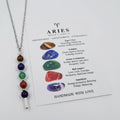 Handmade Natural Stone Chakra Constellation Necklace