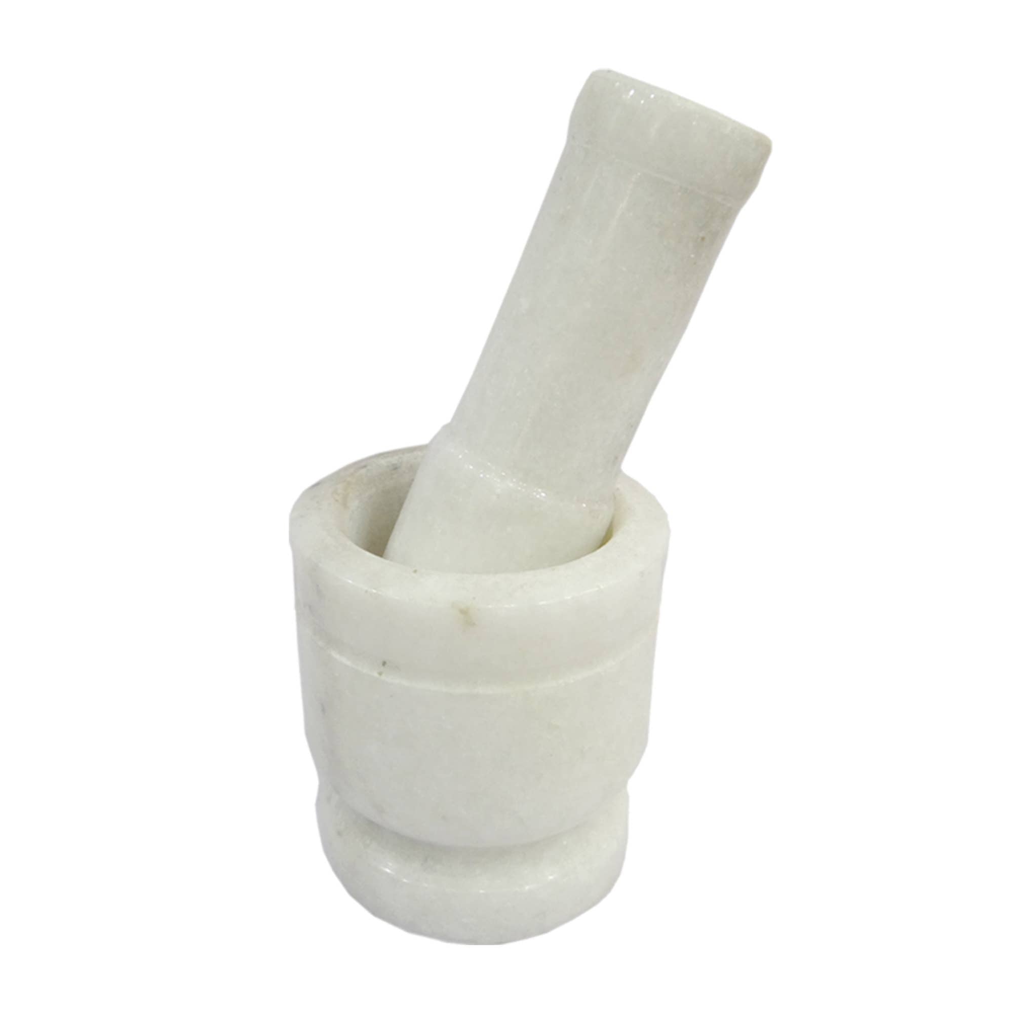 White Marble Mortar & Pestle (3 x 3 in.)