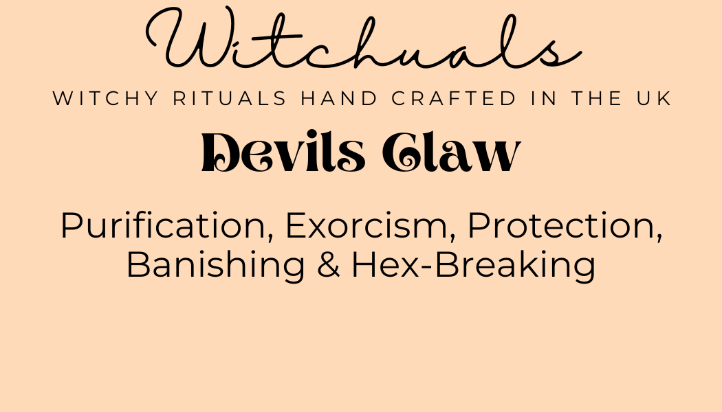 Witchuals - Rituals & Spellwork Apothecary - Devils Claw