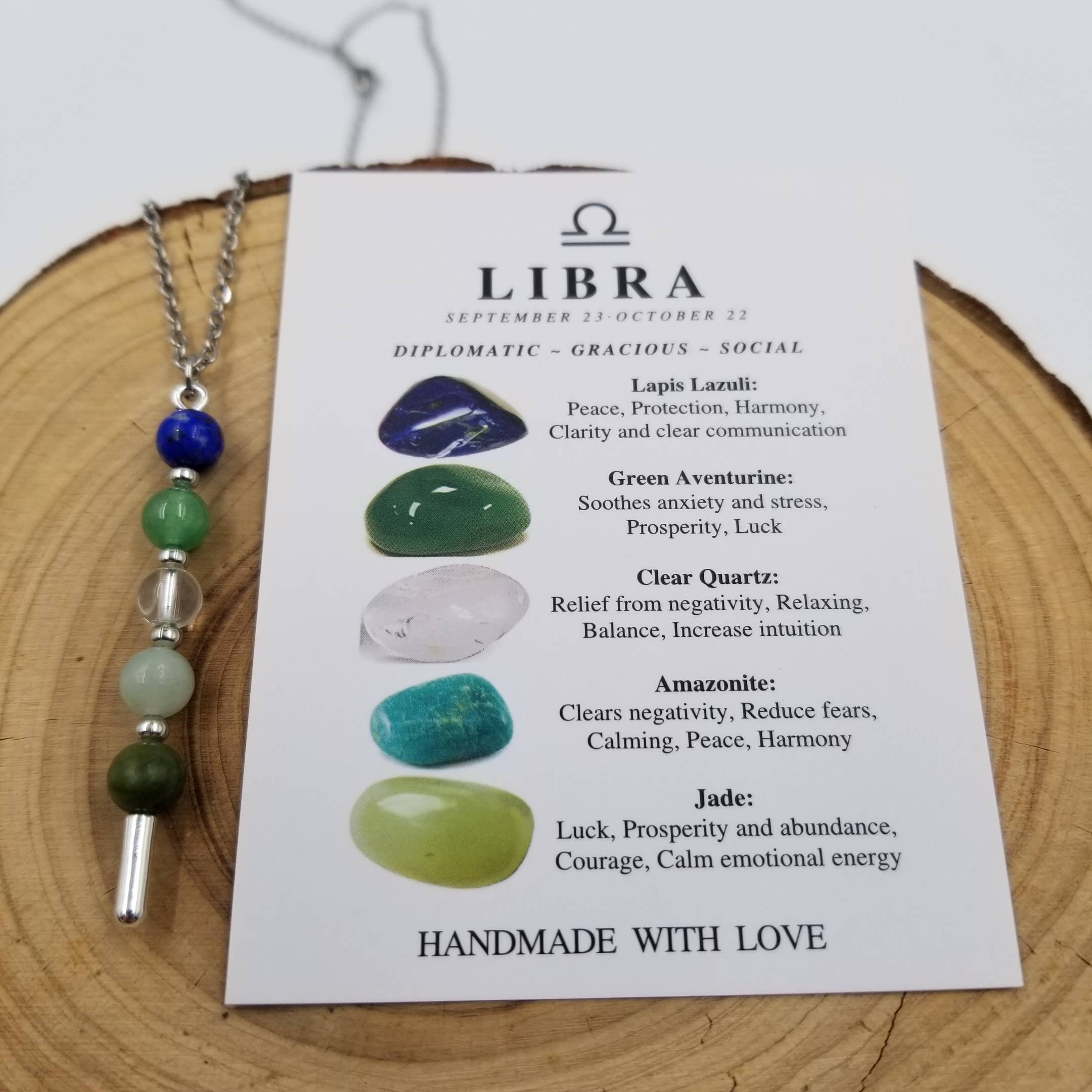Handmade Natural Stone Chakra Constellation Necklace