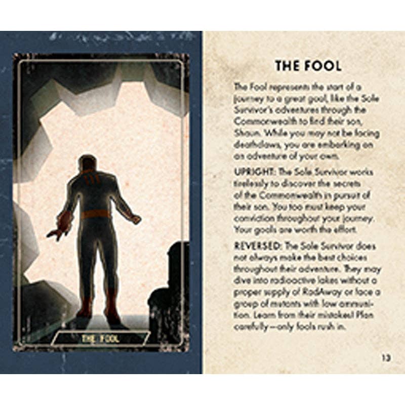 Fallout: The Official Tiny Tarot Deck and Guidebook - SALE!