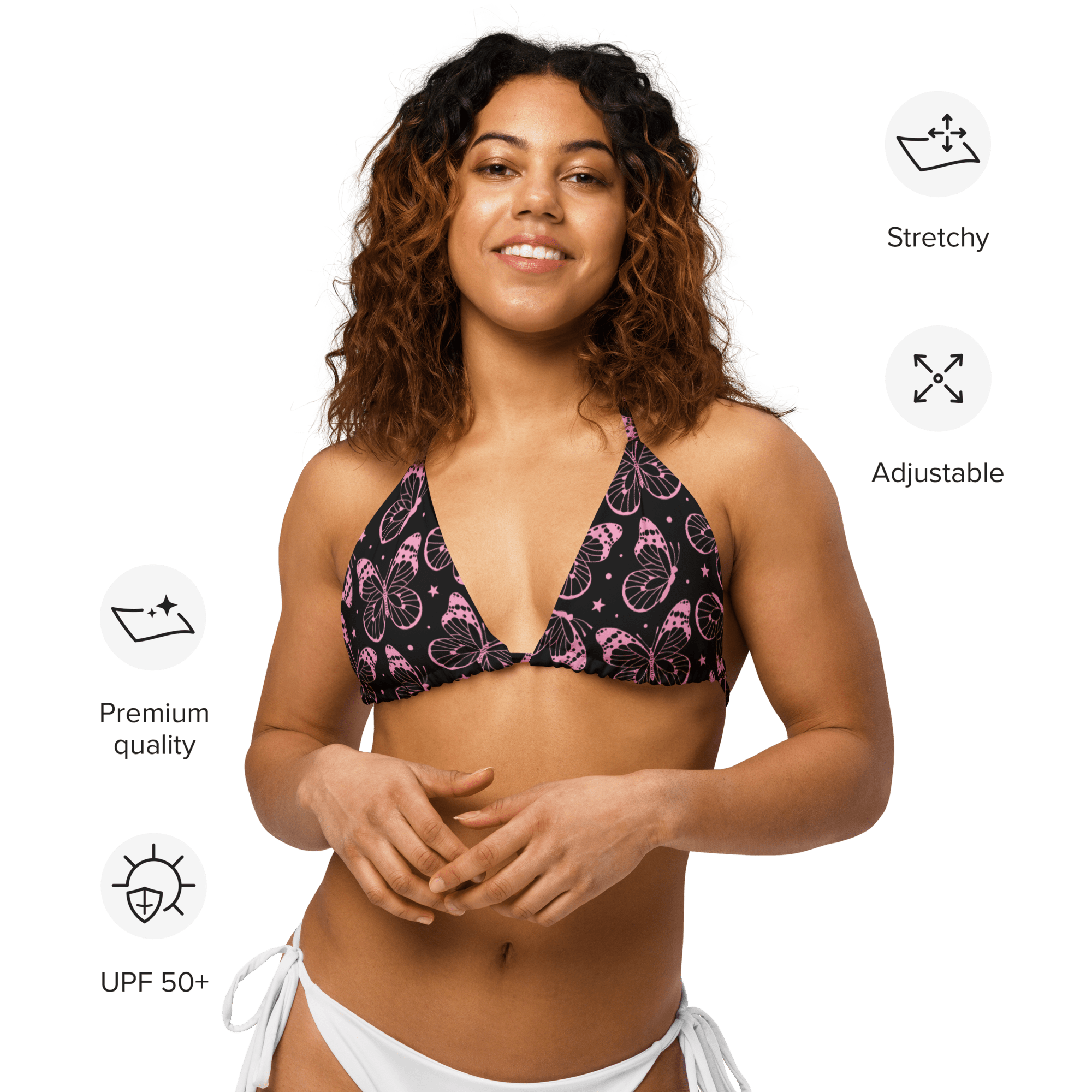 You're My Butterfly Y2K String Bikini Top