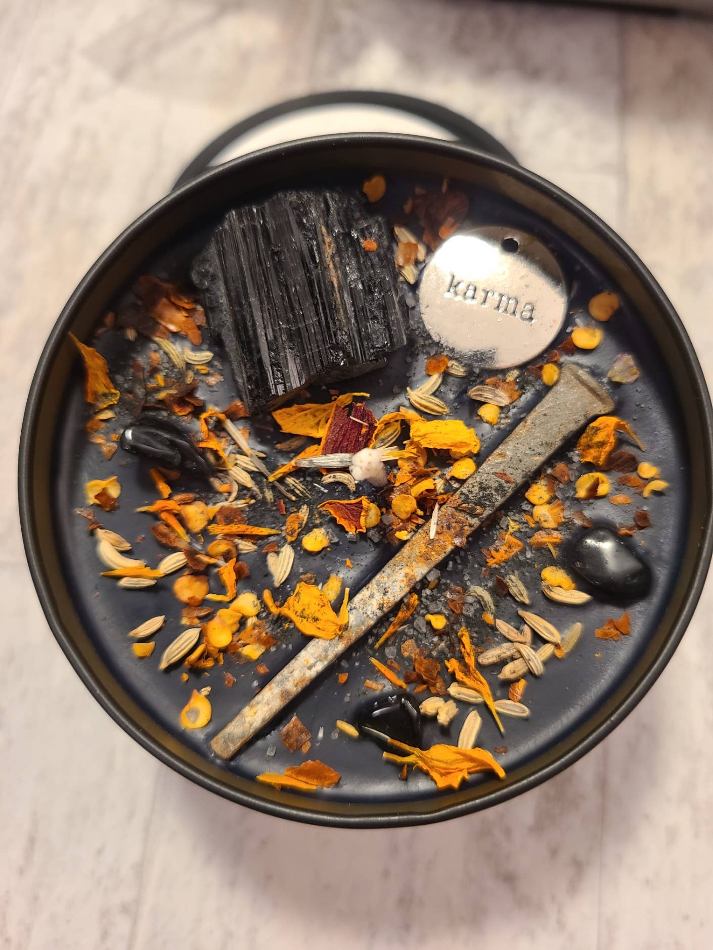 Karma's a B*tch, but So Am I, 8oz Tin, Ritual Soy Intention