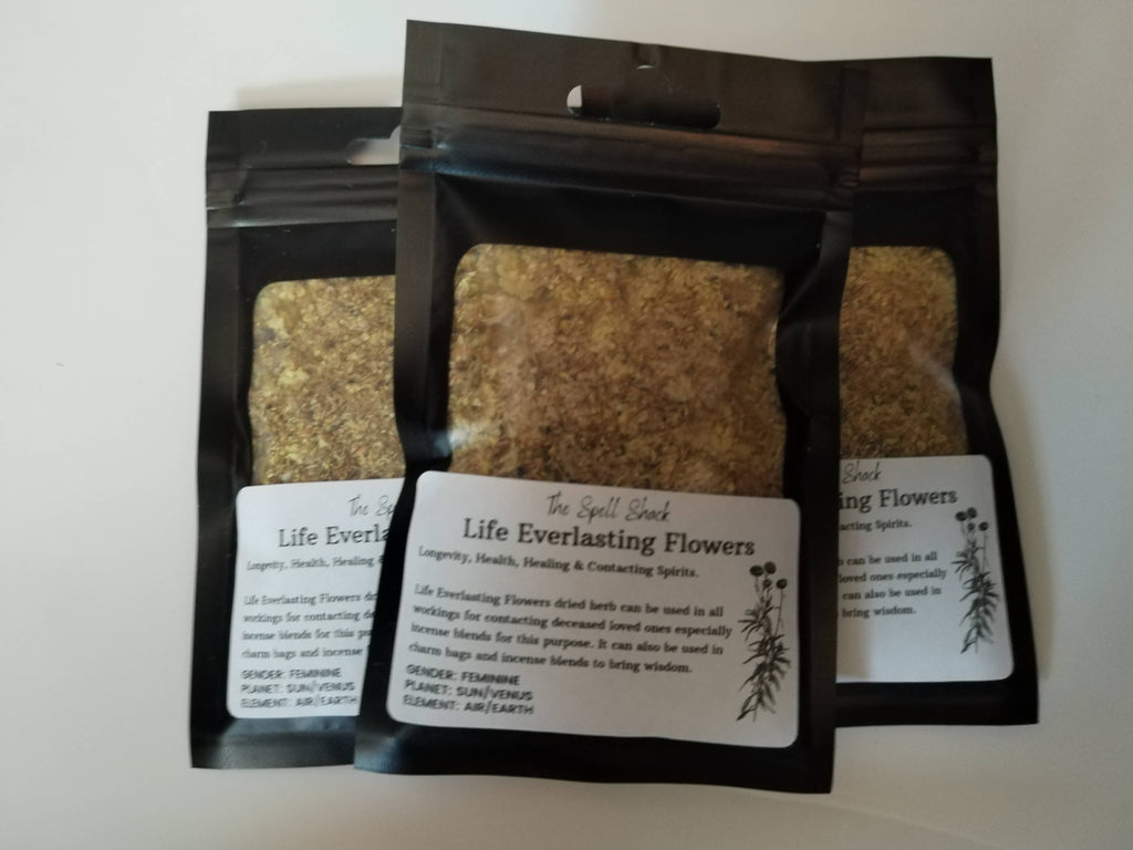Witchuals - Rituals & Spellwork Apothecary - Life Everlasting Flowers