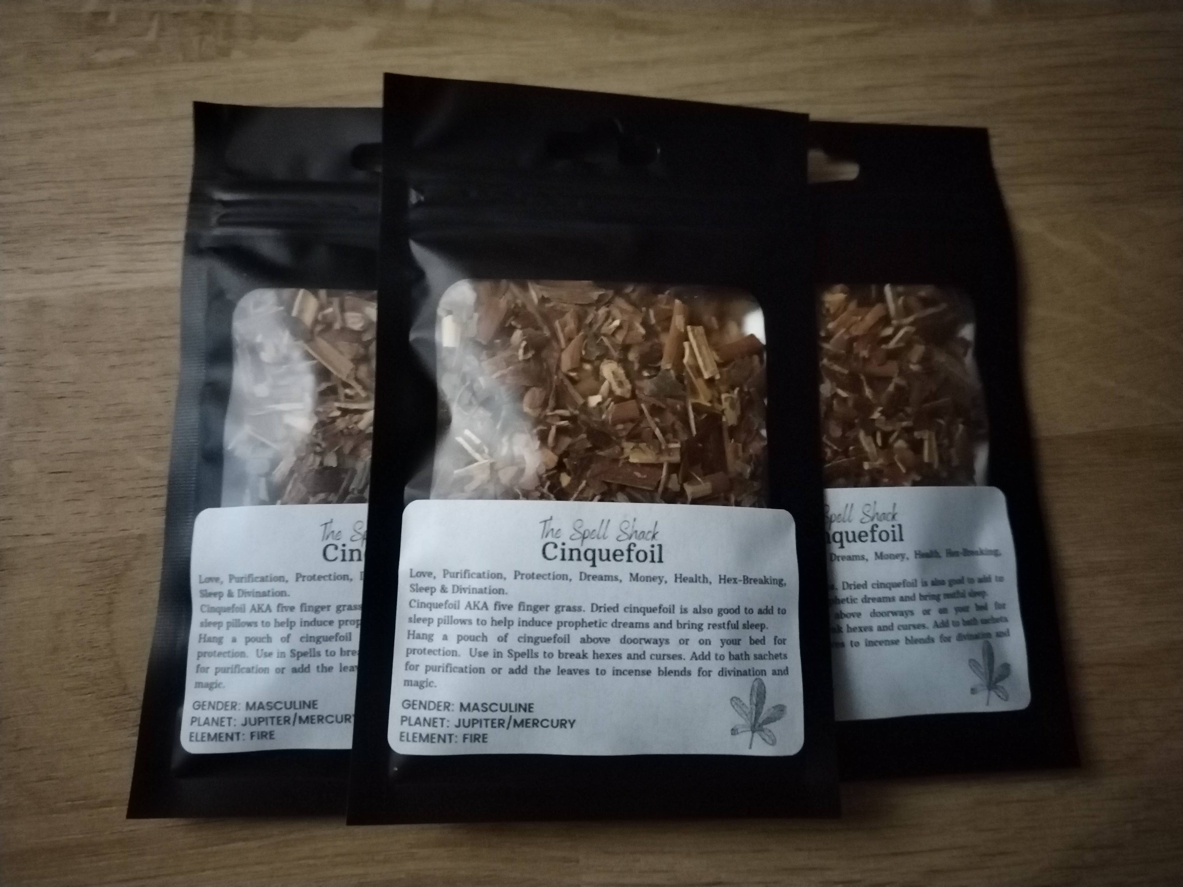Witchuals - Rituals & Spellwork Apothecary - Cinquefoil