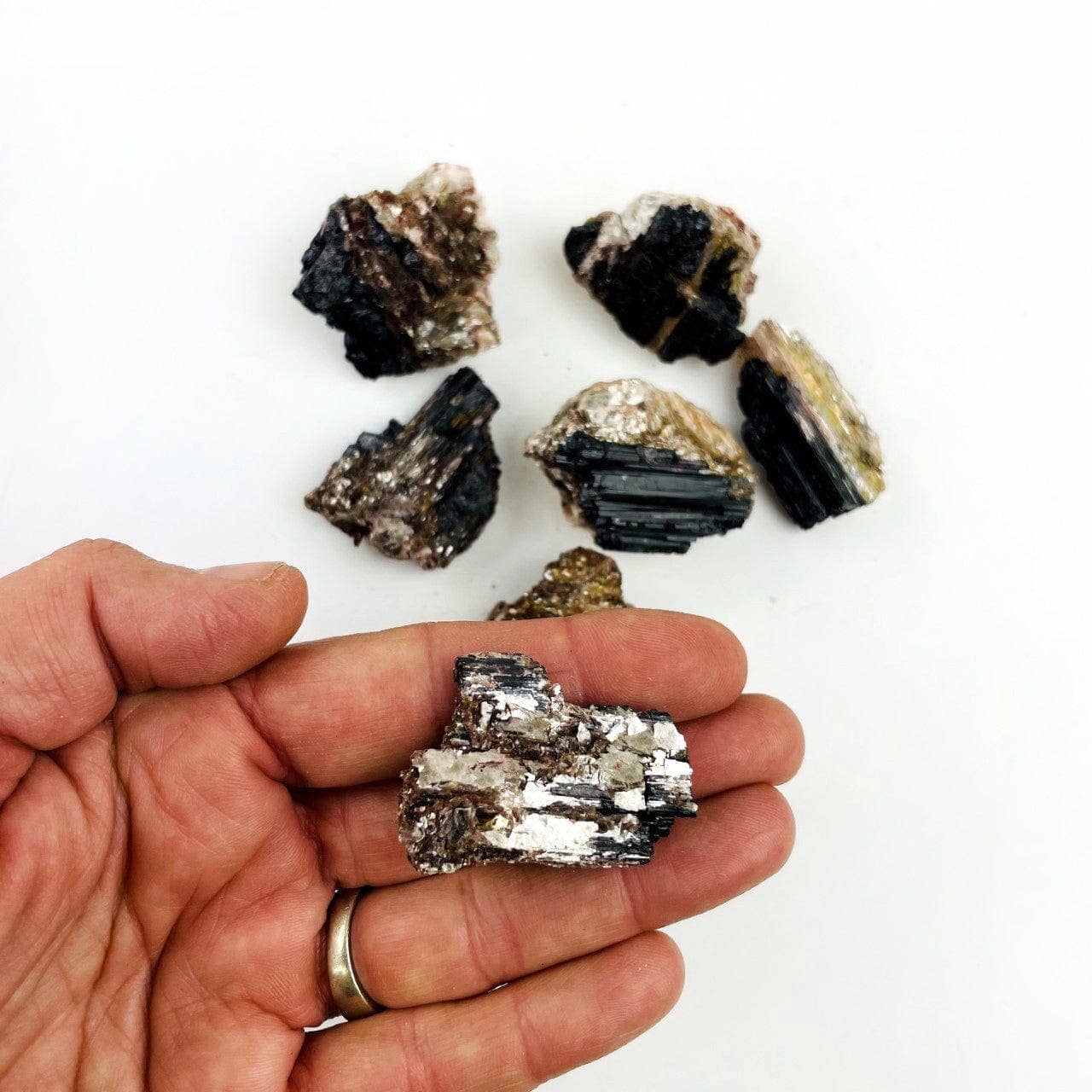 Crystal Tourmaline With Mica - Full Box  (Box-27)