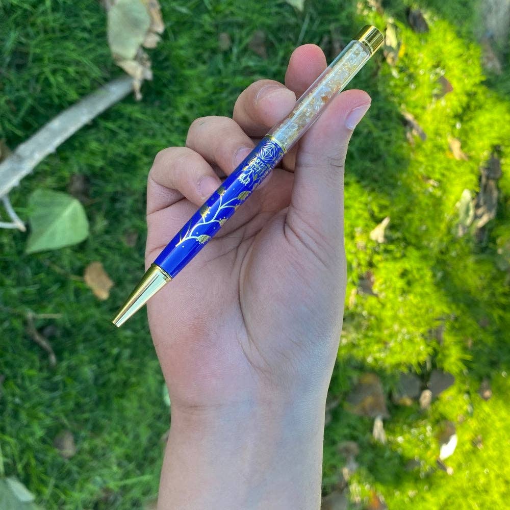 Lotus Flower Pen - Gold