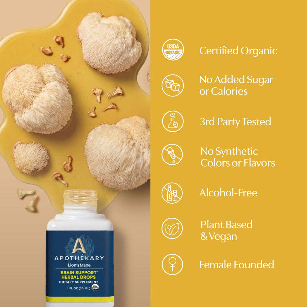 Lion’s Mane Herbal Drops