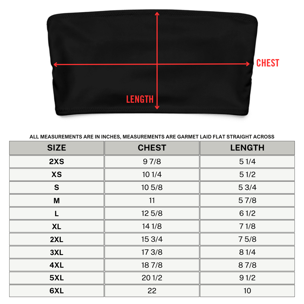 Goth Cloth Co. - Phantom Flash Bandeau Bikini Top
