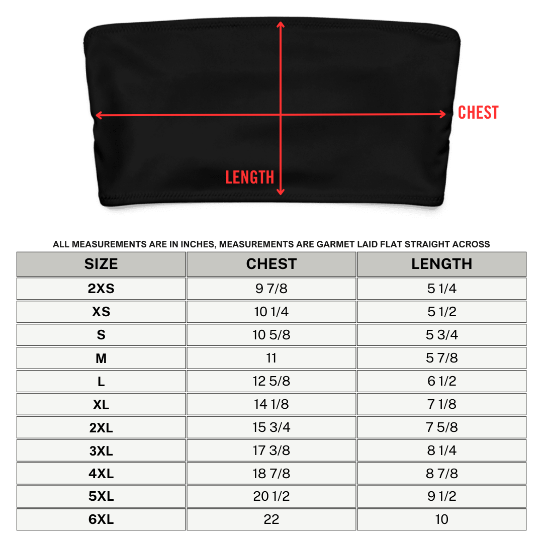 Goth Cloth Co. - Phantom Flash Bandeau Bikini Top