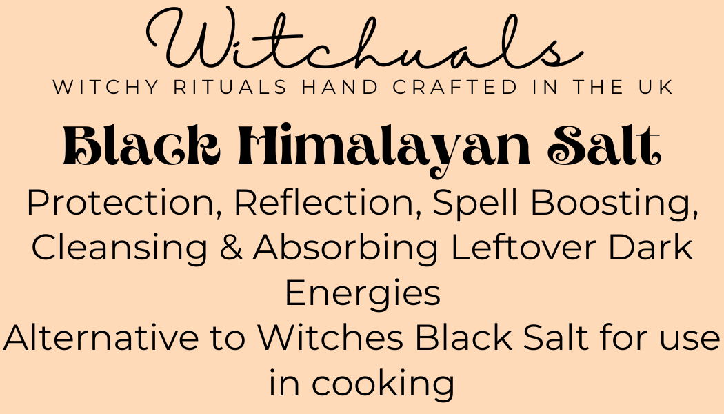 Witchuals - Rituals & Spellwork Apothecary - Black Himalayan Salt