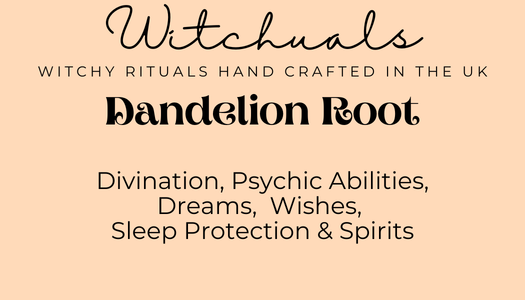 Witchuals - Rituals & Spellwork Apothecary - Dandelion Root