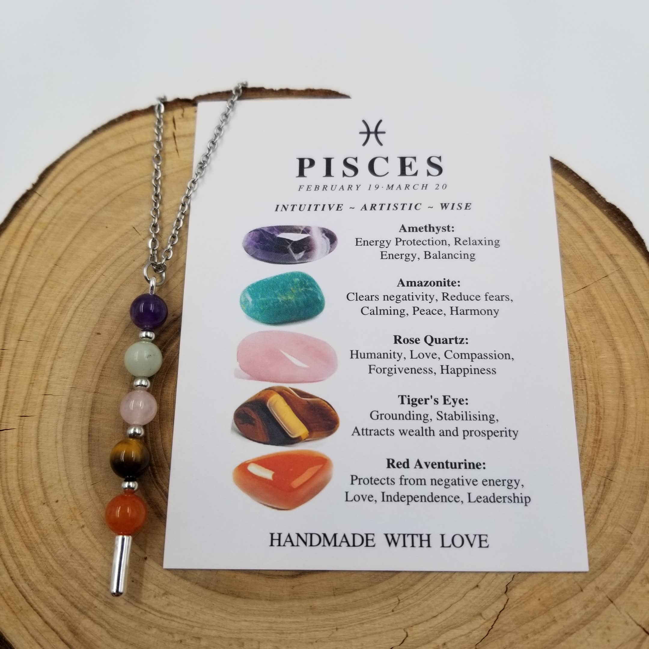Handmade Natural Stone Chakra Constellation Necklace