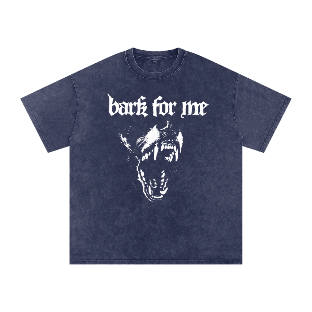 Bark for Me Acid Wash Oversized T-Shirt