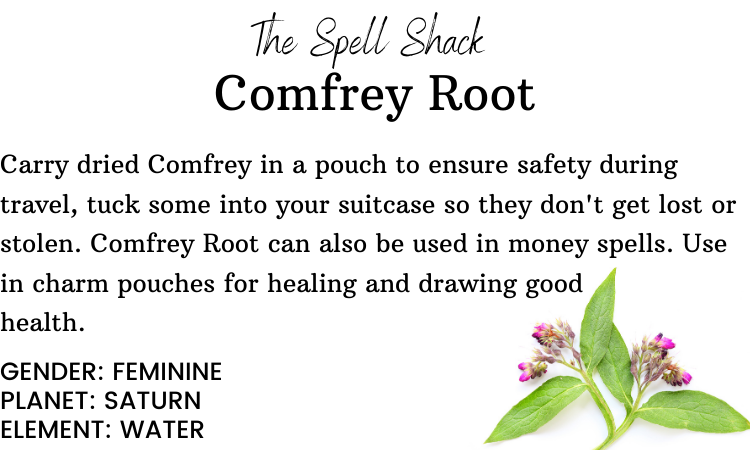 Witchuals - Rituals & Spellwork Apothecary - Comfrey Root