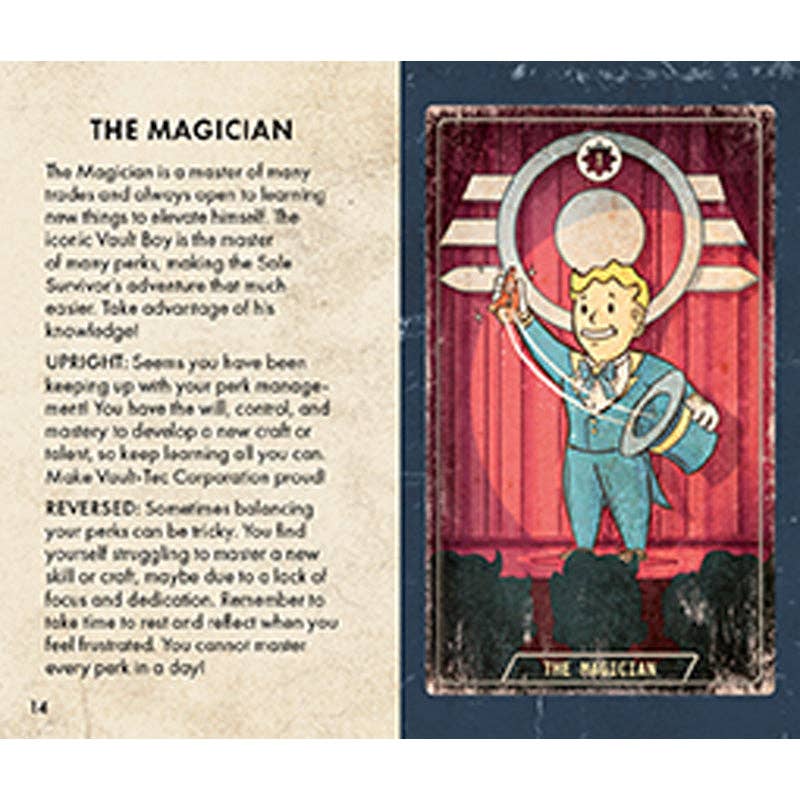 Fallout: The Official Tiny Tarot Deck and Guidebook - SALE!
