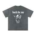 Bark for Me Acid Wash Oversized T-Shirt